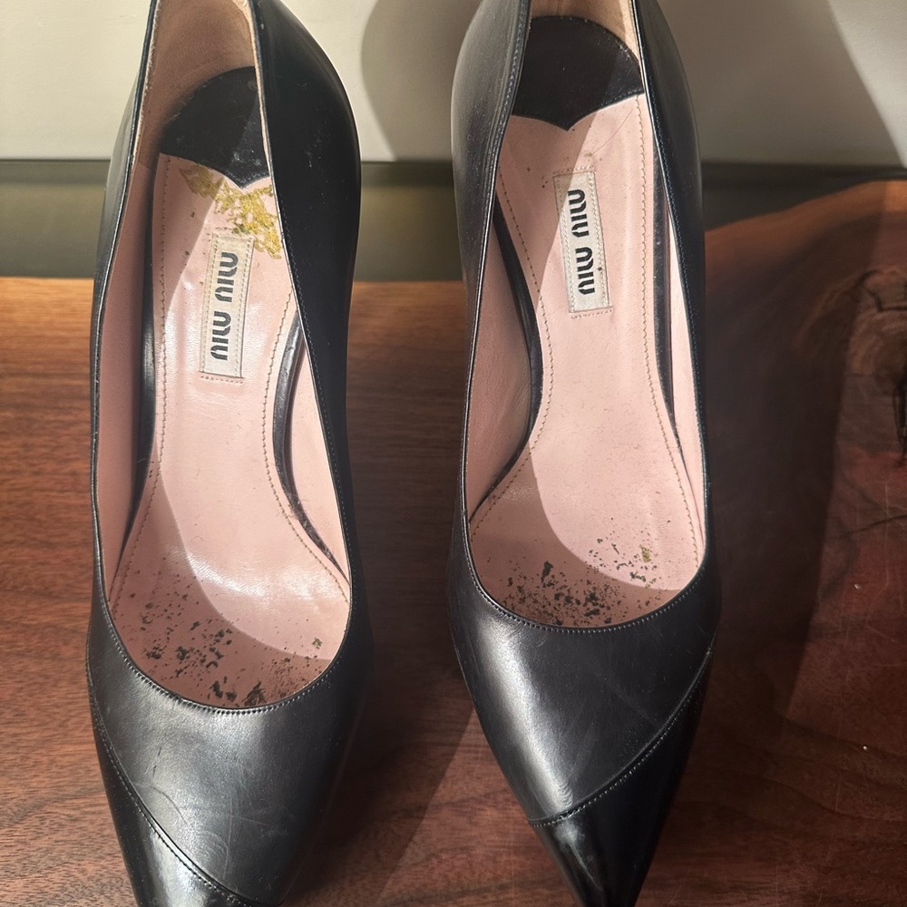 Miu Miu Black Platform Heels - Picture 4 of 5